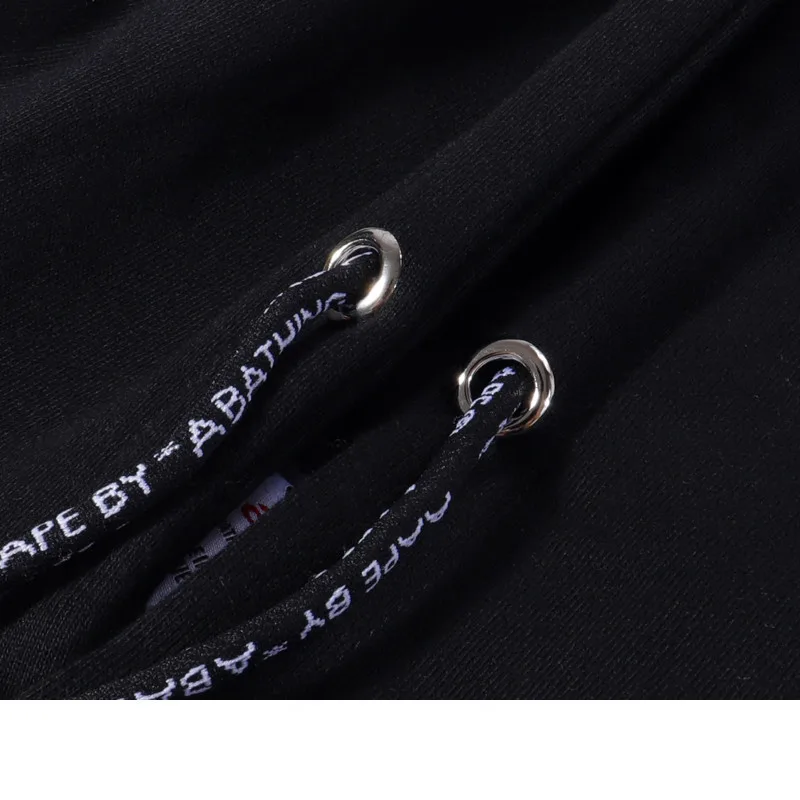 0247毛圈薄款 247加绒厚款 秋冬字母刺绣休闲连帽加绒卫衣M L XL XXL 7