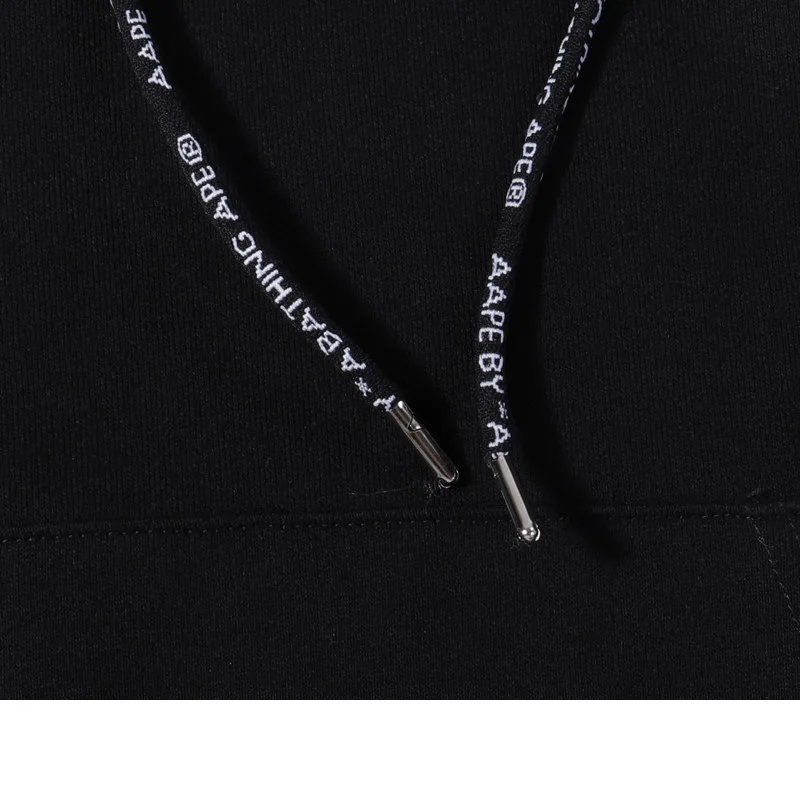 0247毛圈薄款 247加绒厚款 秋冬字母刺绣休闲连帽加绒卫衣M L XL XXL 12