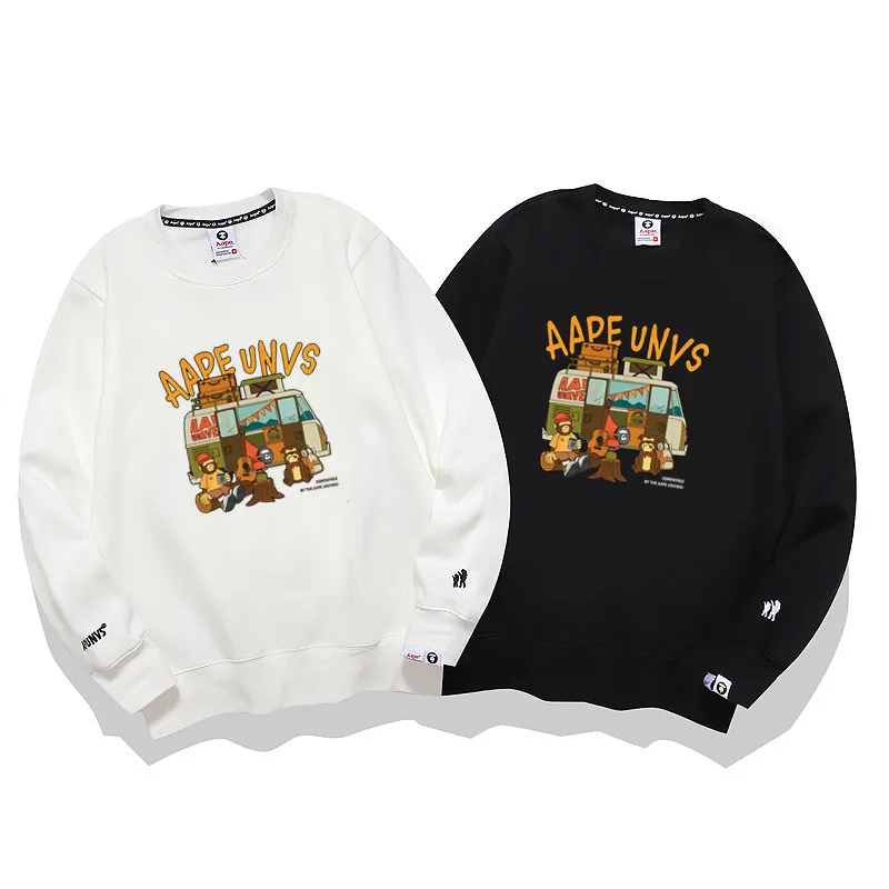 0489毛圈薄款 489加绒厚款 休闲长袖圆领加绒卫衣M L XL XXL 15