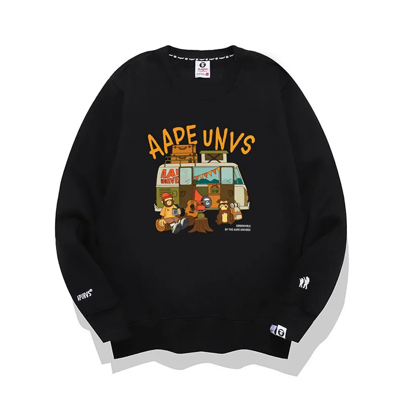 0489毛圈薄款 489加绒厚款 休闲长袖圆领加绒卫衣M L XL XXL 16