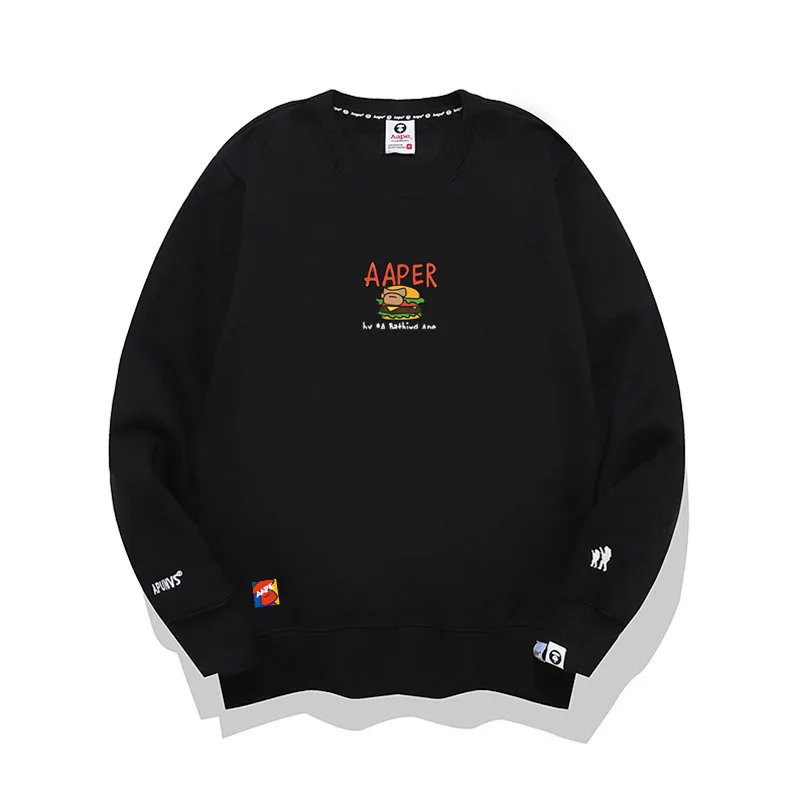 0490毛圈薄款 490加绒厚款 休闲长袖圆领加绒卫衣M L XL XXL 14