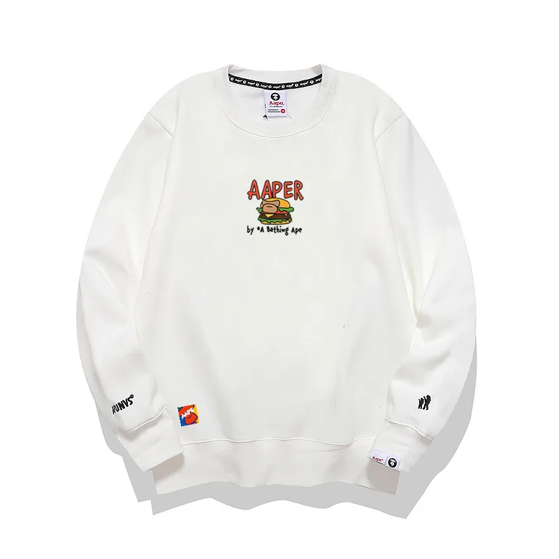 0490毛圈薄款 490加绒厚款 休闲长袖圆领加绒卫衣M L XL XXL 15