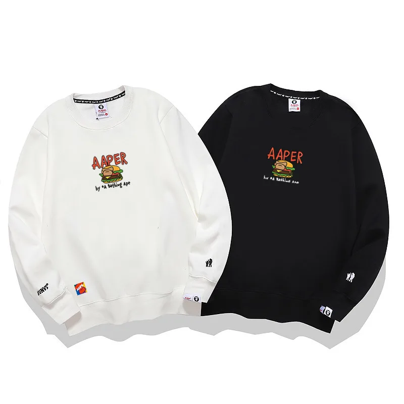 0490毛圈薄款 490加绒厚款 休闲长袖圆领加绒卫衣M L XL XXL 17