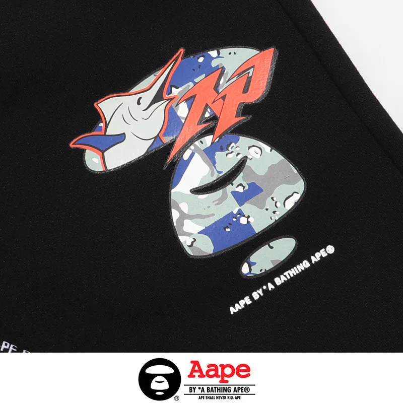 0932毛圈薄款 932加绒厚款 猿人头AAPE宽松 休闲卫裤运动长裤 M L XL XXL 6