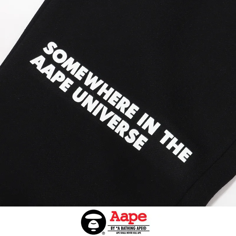 0932毛圈薄款 932加绒厚款 猿人头AAPE宽松 休闲卫裤运动长裤 M L XL XXL 7
