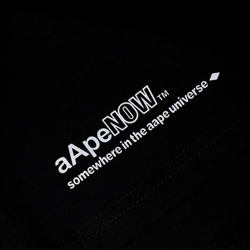 641反光 紧密双纱纯棉280克 AAPE短袖tT恤M L XL XXL