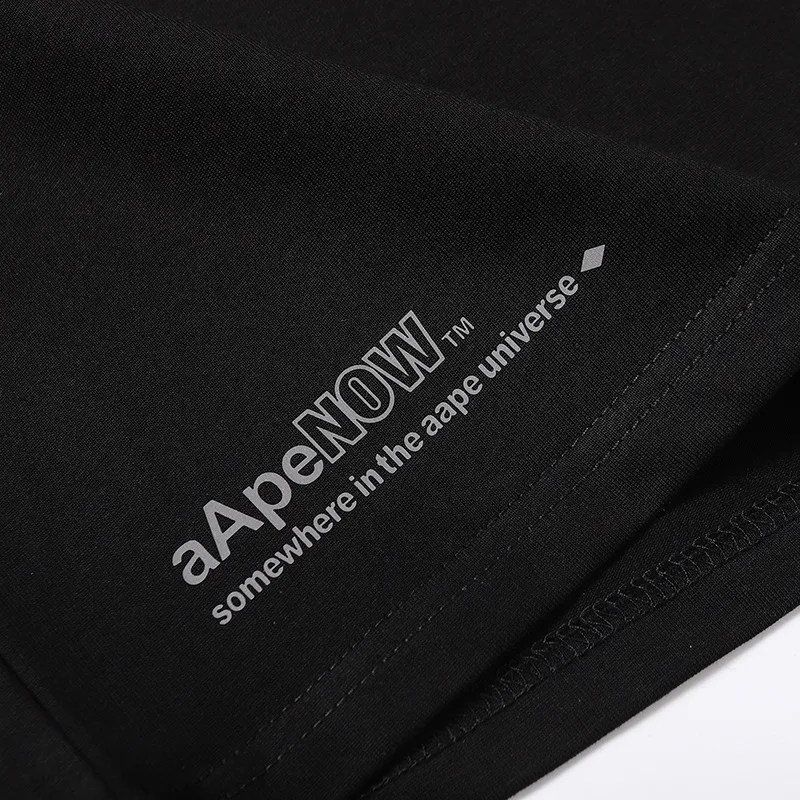 641反光 紧密双纱纯棉280克 AAPE短袖tT恤M L XL XXL 6