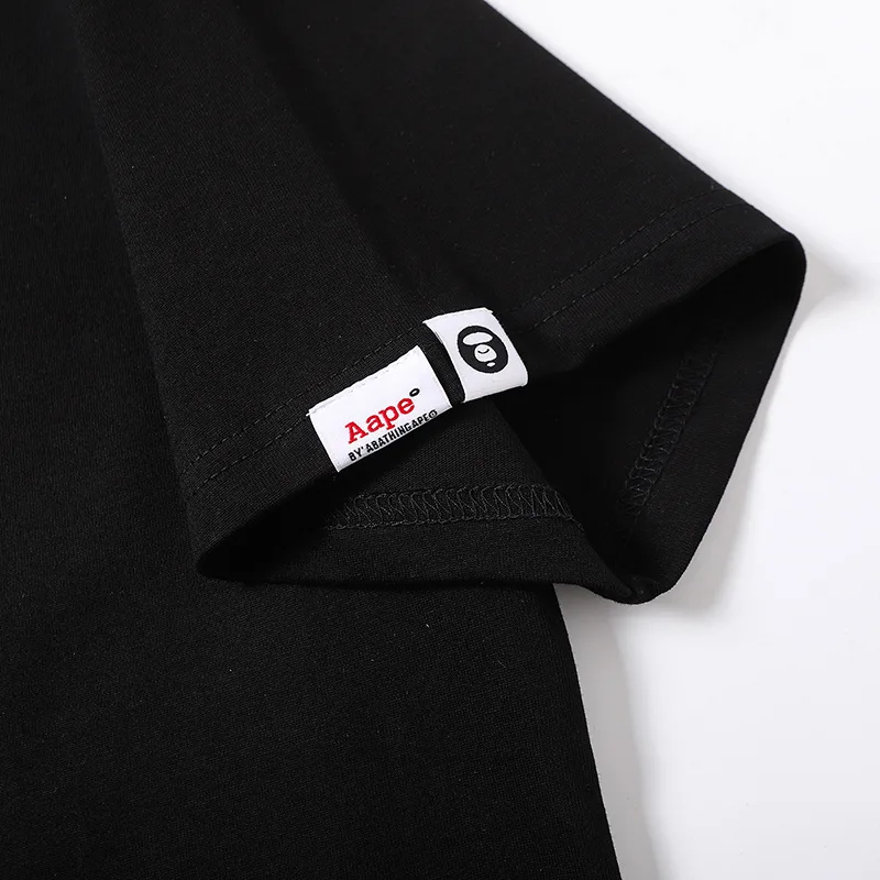 645反光 紧密双纱纯棉280克 AAPE短袖tT恤M L XL XXL 8