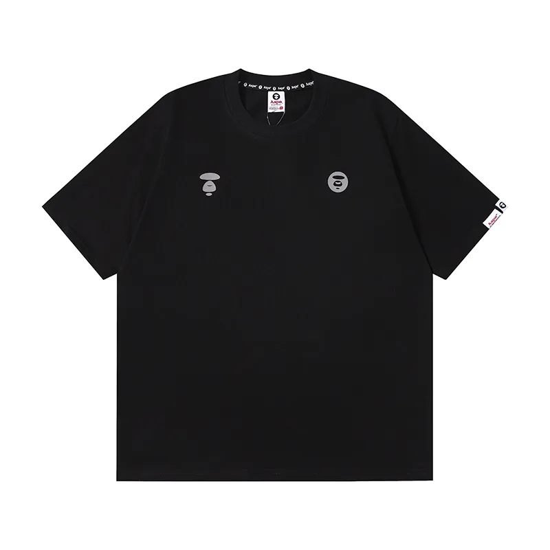 645反光 紧密双纱纯棉280克 AAPE短袖tT恤M L XL XXL 13